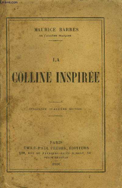 La colline inspire