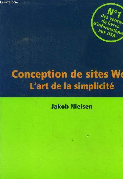 Conception de sites web.L'art de la simplicit
