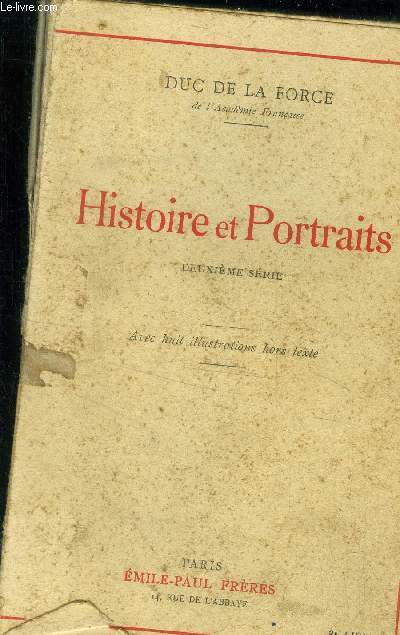 Histoire et portraits