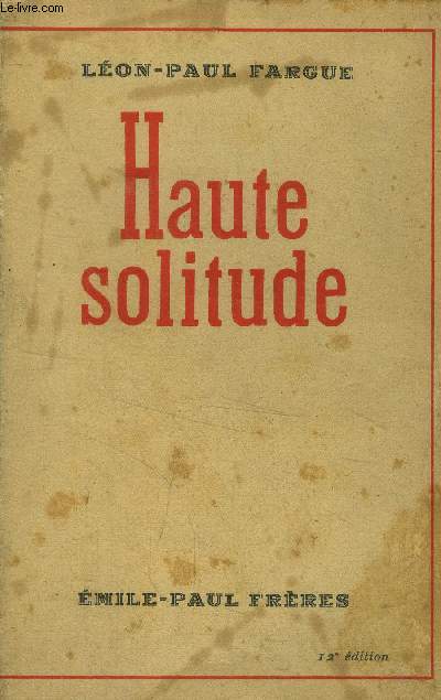 Haute solitude