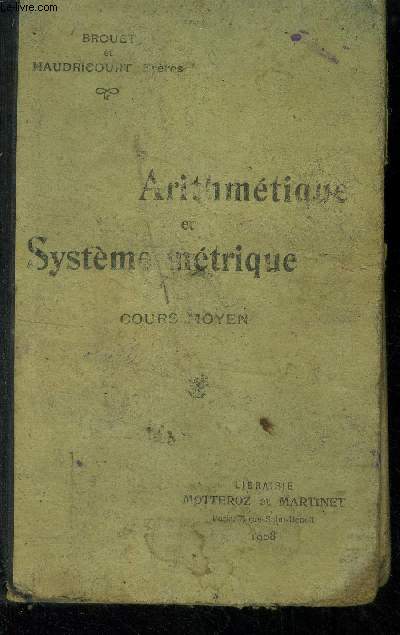 Arithmtique et systme mtrique cours moyen