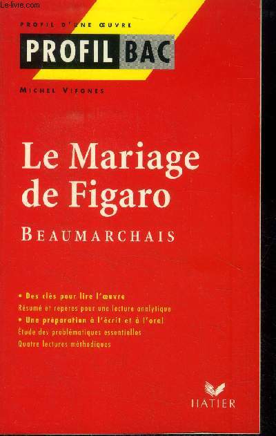 Le mariage de Figaro (Profil Bac, Profil d'une Oeuvre, 134)