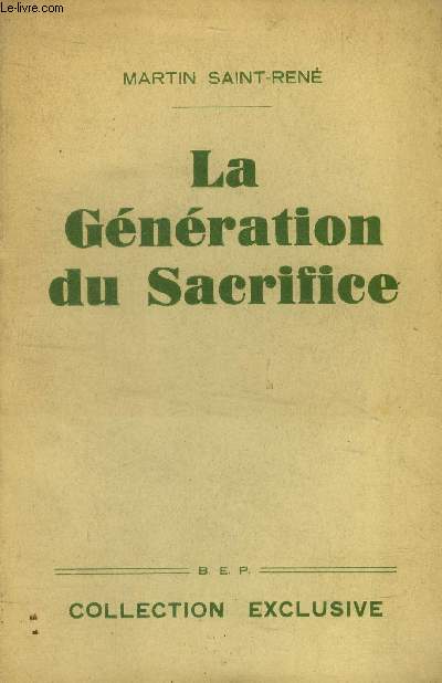 La gnration du sacrifice