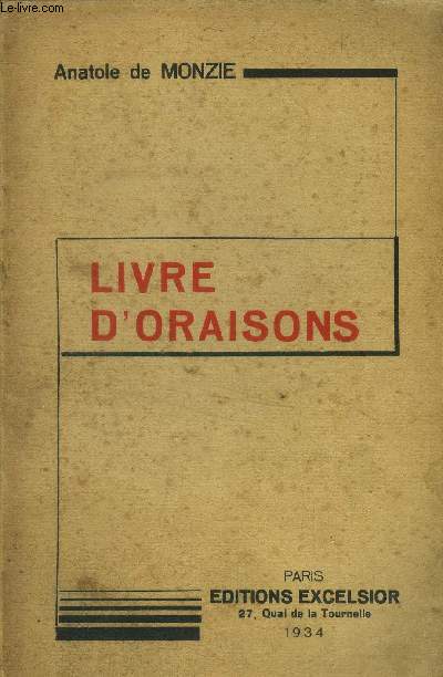 Livre d'Oraison