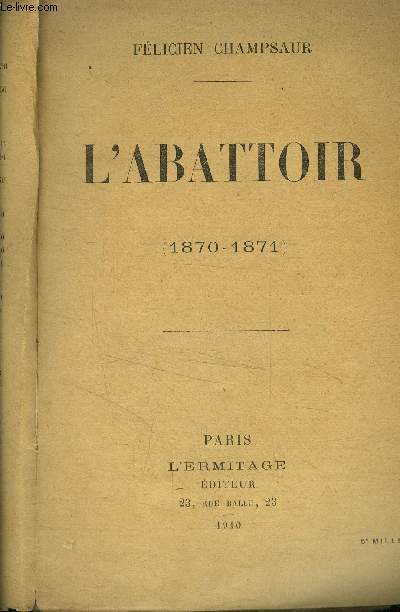 L'abattoir (1870-1871)