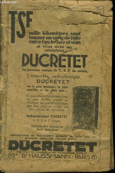 Almanach hachette 1929