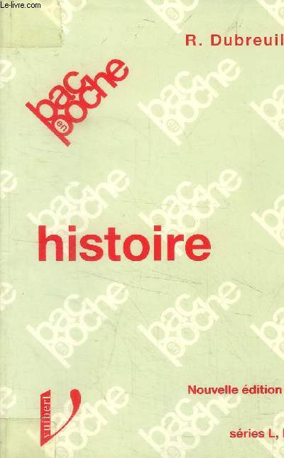 Histoire, sries L, ES, S.