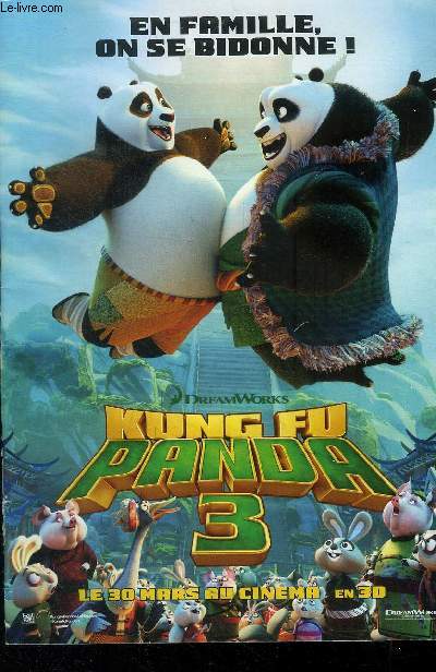 Kung Fu Panda 3. Livret BD, jeux , recettes