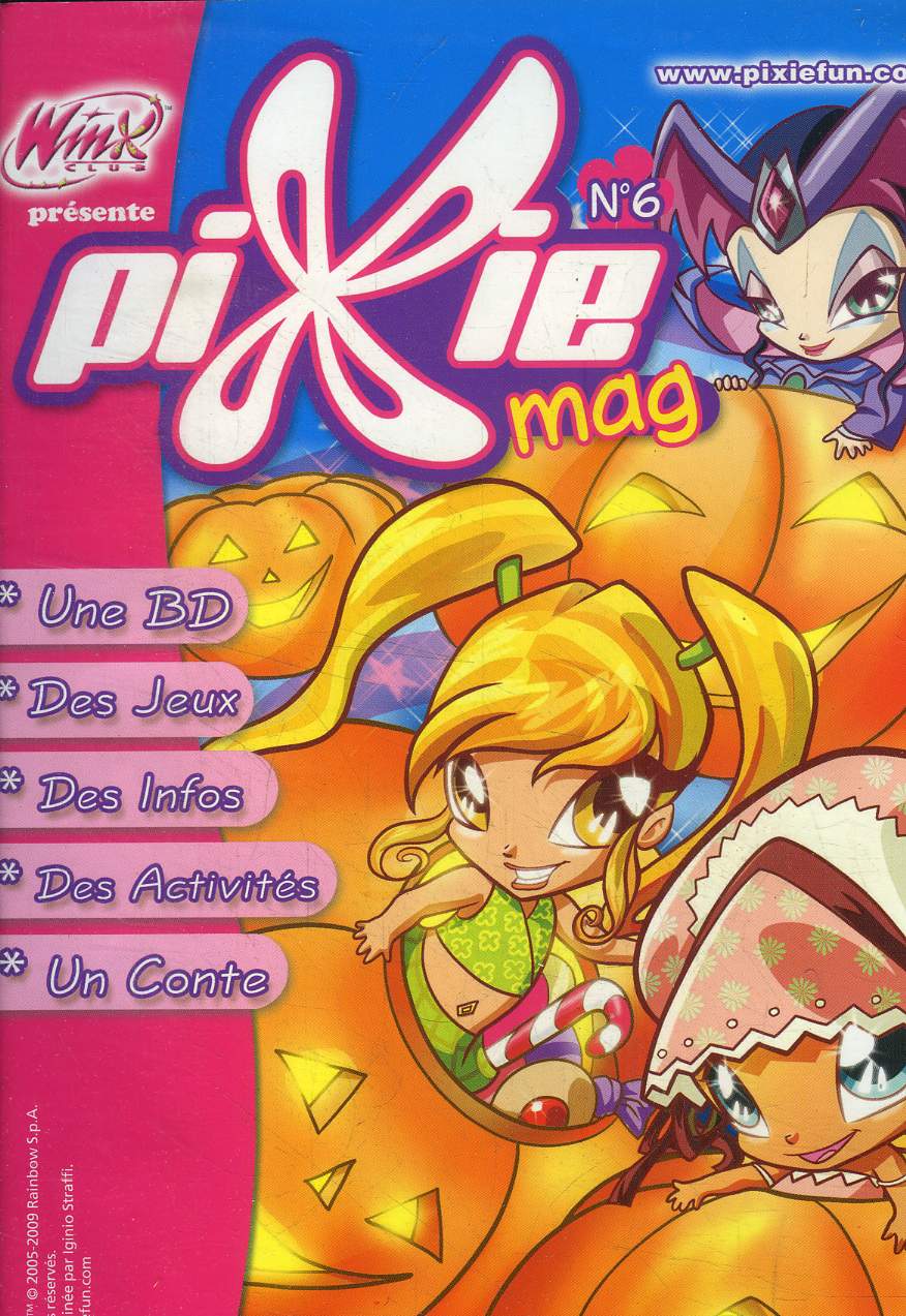 Pixie Mag n6 : UNe bd, des jeux ,des infos, des acrivits, un conte