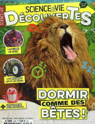 Science & vie Dcouvertes N228, dcembre : Dormir comme des btes ! Un hand spinner dans l'espace ! Les lmuriens dorment...en tas ! Qui tait le roi soleil?