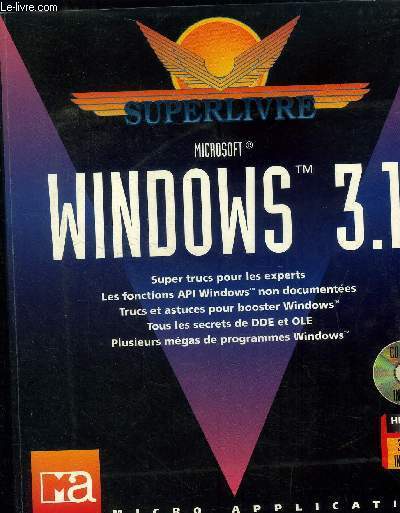 Microsoft Windows 3.1 -Cd rom non fourni