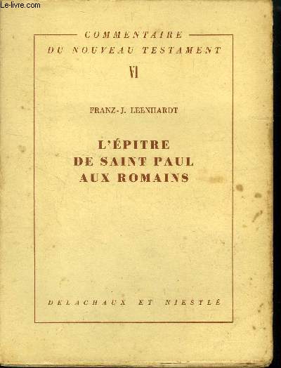 L'pitre de Saint Paul aux romains (Collection : 