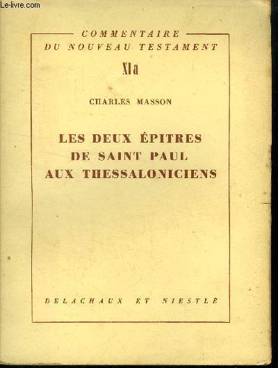 Les deux pitres de Saint Paul aux thessaloniciens (Collection : 