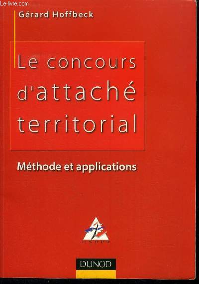Le concours d'attach territorial : Mthode et applications