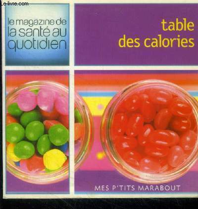 Le magazine de la sant au quotidien : Table des calories (Collection: 
