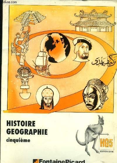 Histoire Gographie cinquime HG 5 Edition 93-94