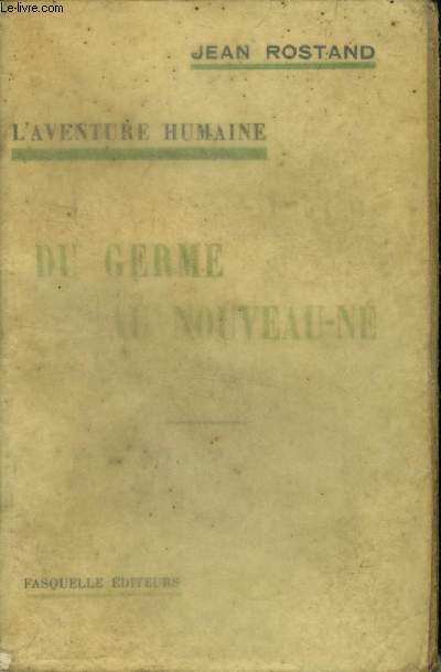 Du germe au nouveau-n (Collection 