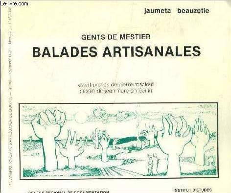 Les Cahiers Documentaires du CRDP de Limoges n26 - Novembre 1983 : Gents de Mestier : Balades artisanles
