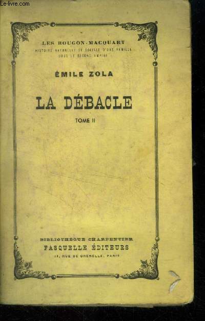 La Dbacle Tome 2 (Collection 