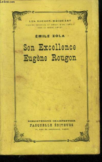 Son Excellence Eugne Rougon Collection 