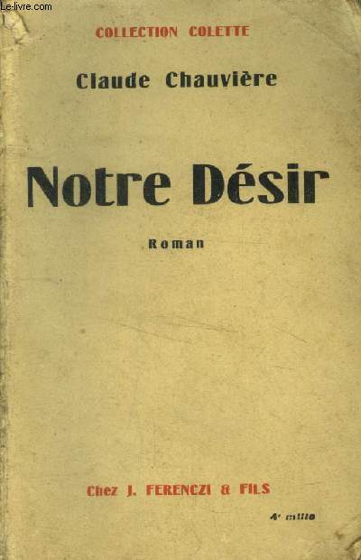 Notre dsir, collection Colette