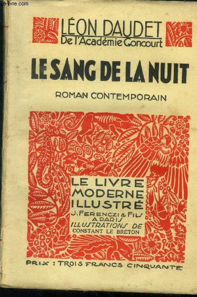 Le sang de la nuit,le livre moderne illustr N 135