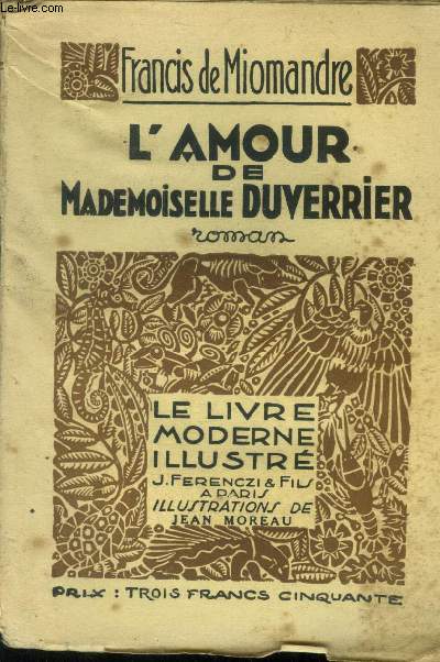 L'amour de Mademoseele Duverrier,Le Livre moderne IIlustr N140