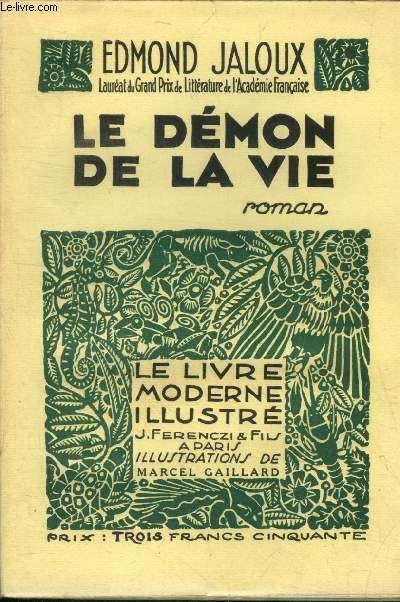 Le dmon de la vie,Le Livre moderne IIlustr N169
