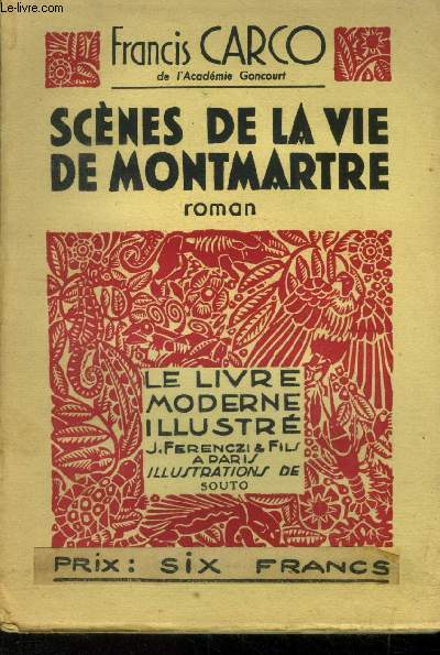Scnes de la vie de Montmartre, le livre moderne illustr n 324
