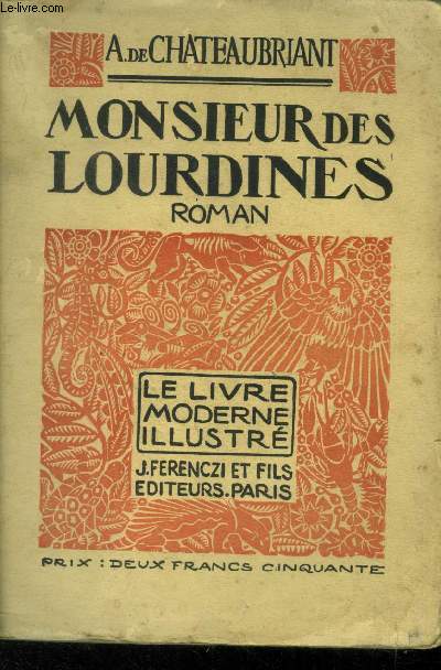 Monsieur des lourdines, le livre moderne illustr n12