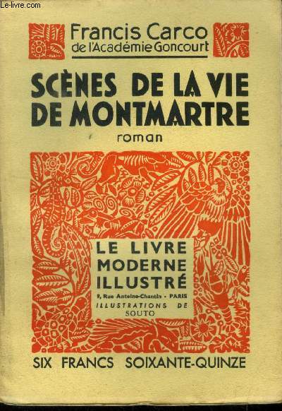 Scnes de la vie de Montmartre, le livre moderne illustr n 324