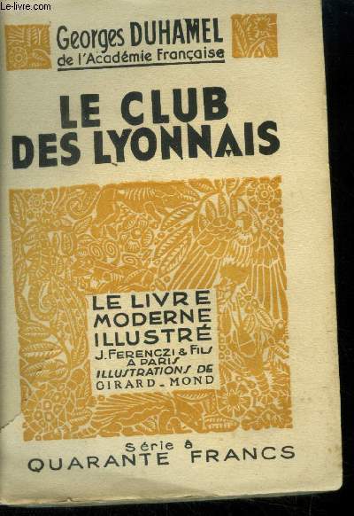 Le club des lyonnais, Le Livre Moderne Illustr.