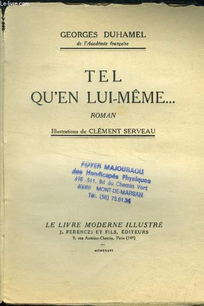 Tel qu'en lui-mme,Collection 