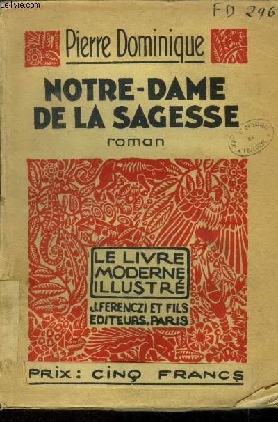 Notre dame de la sagesse,n 144 le livre moderne illustr.