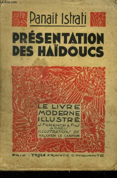 Prsentation des Hadoucs,Collection Le livre moderne Illustr n195