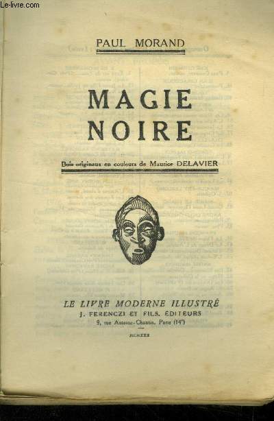 Magie noire,Collection Le livre moderne Illustré.