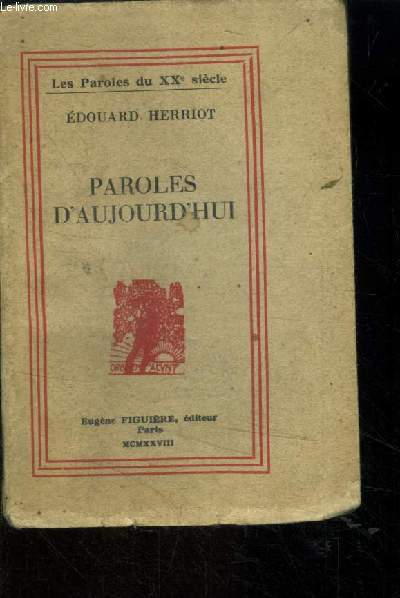 Paroles d'aujourd'hui,Collection 