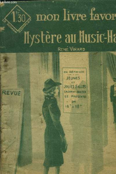 Mystre au music hall, mon livre favori