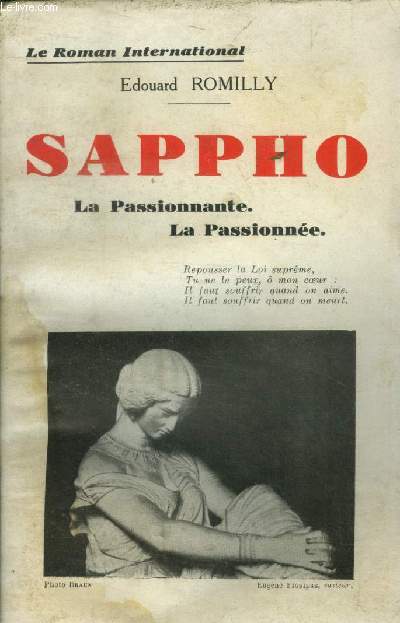 Sappho La passionnate la passionne.