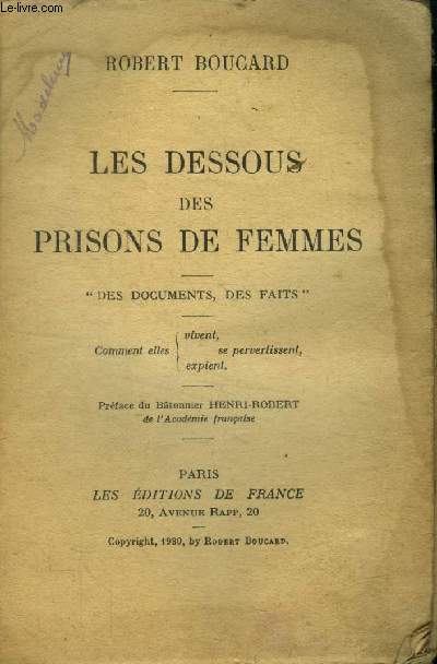 Les dessous des prisons de femmes