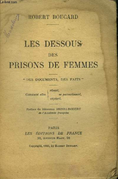 Les dessous des prisons de femmes