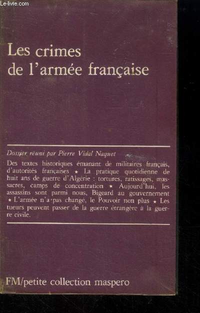 Les crimes de l'arme franaise
