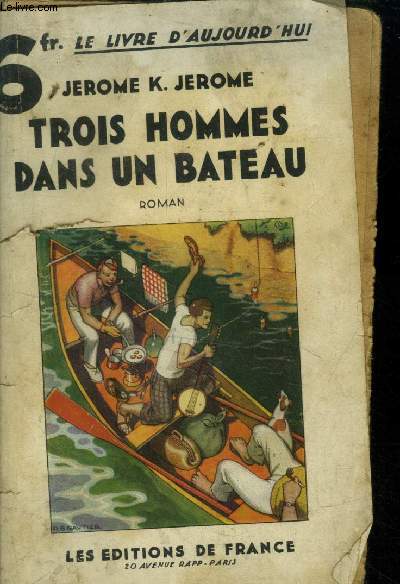 Trois hommes dans un bateau