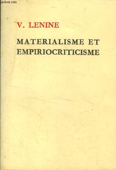 Materialisme et empiriocriticisme