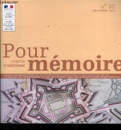 Pour mmoire N20 printemps 2019. Pour mmoire. Comit d'histoire.
