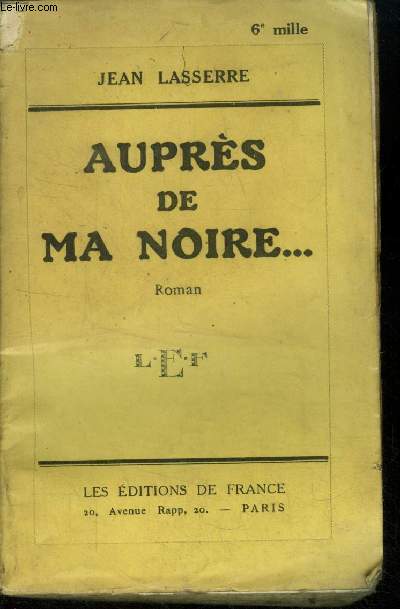 Auprs de ma noire...