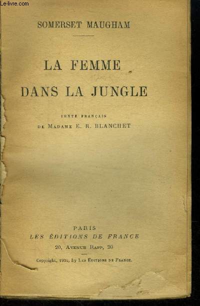 La femme dans la jungle