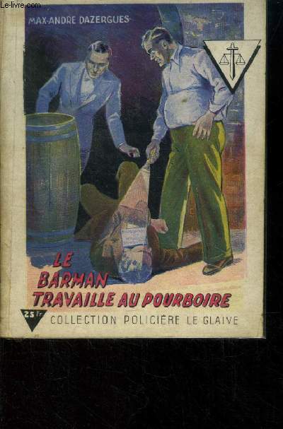 Le barman travaille au pourboire, collection le glaive n13