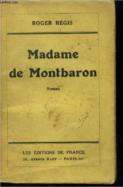 Madame de Montbaron