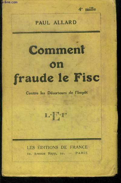 Comment on fraude le fisc